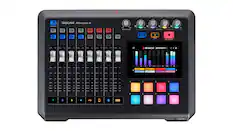 Front. TASCAM - Mixcast 4 Podcast Station - Black.