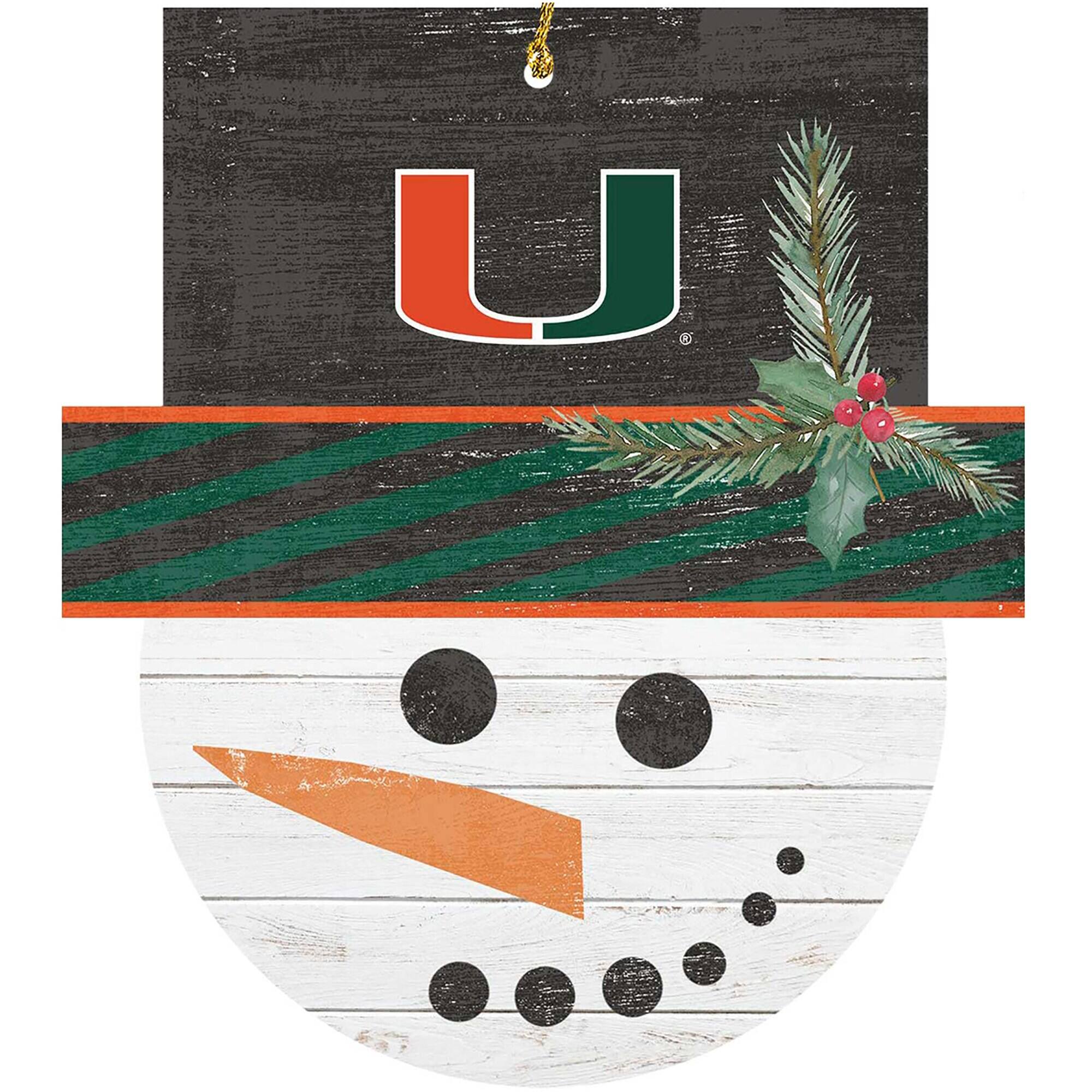 Alt View 3. Jardine - Miami Hurricanes Ornament Bundle - White.