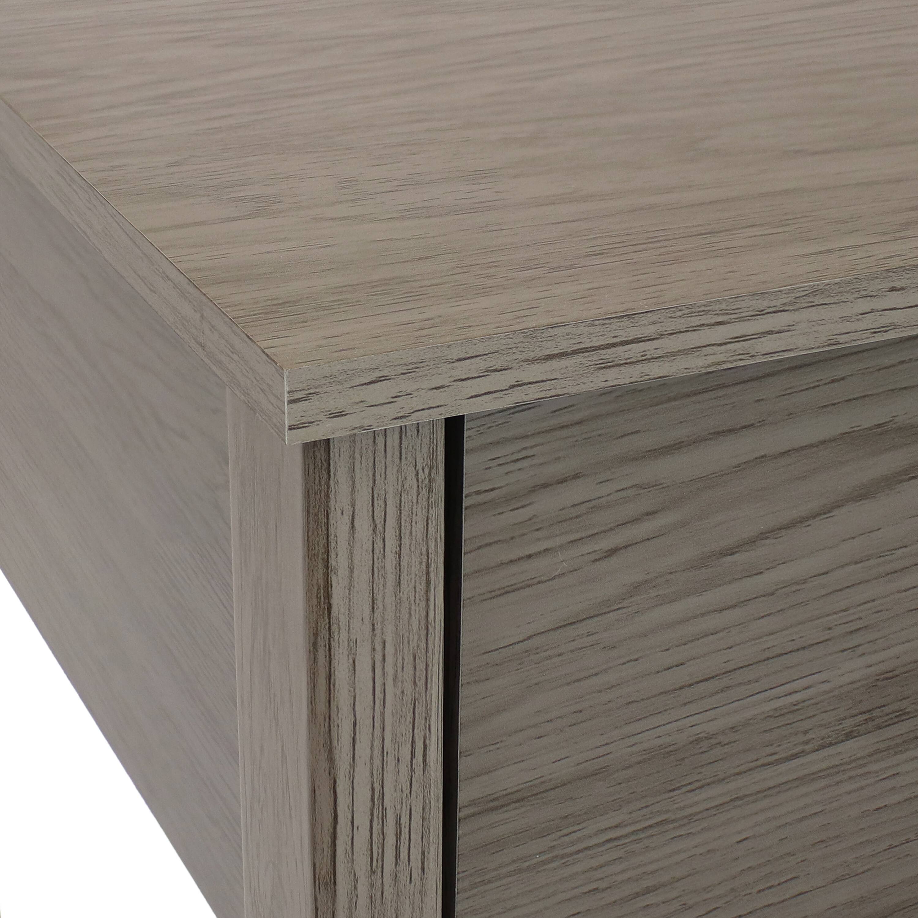 Alt View 8. Sunnydaze - Classic Entryway Table with Drawers - 30 in - Thunder Gray.