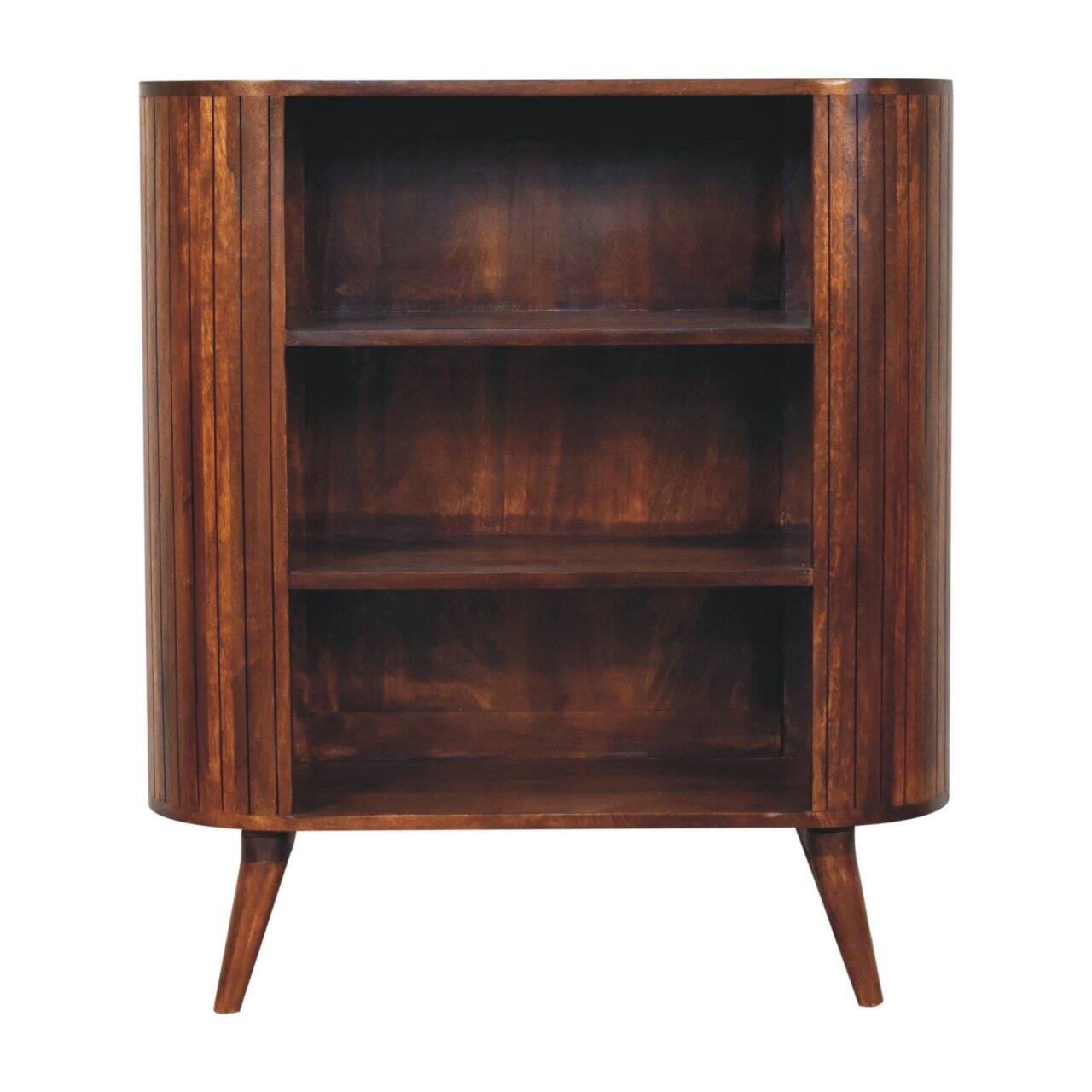 Artisan Furniture - Solid Wood Cortez Chestnut Open Cabinet - Brown