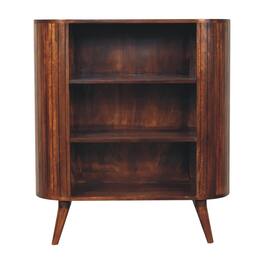Artisan Furniture - Solid Wood Cortez Chestnut Open Cabinet - Brown