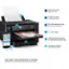 Wide-format prints 1 up to 13" x 19" 6 2 25 ISO ppm black, 12 ISO ppm color* 2 4 - da I - - EPSON MulFora T 710 3 Two 250-sheet paper trays for added convenience : 1 4 2.4" color display - - - I I | 3 5 Tablet/smartphone printing* plus Epson Smart Panel App1 i 5 6 Rear feed for efficient, convenient printing Mobile device nct included. *SCROLL DOWN TO "FROM THE MANUFACTURER" TO LEARN MORE. 1 Requires Epson Smart Panel App download. Data usage fees may apply.