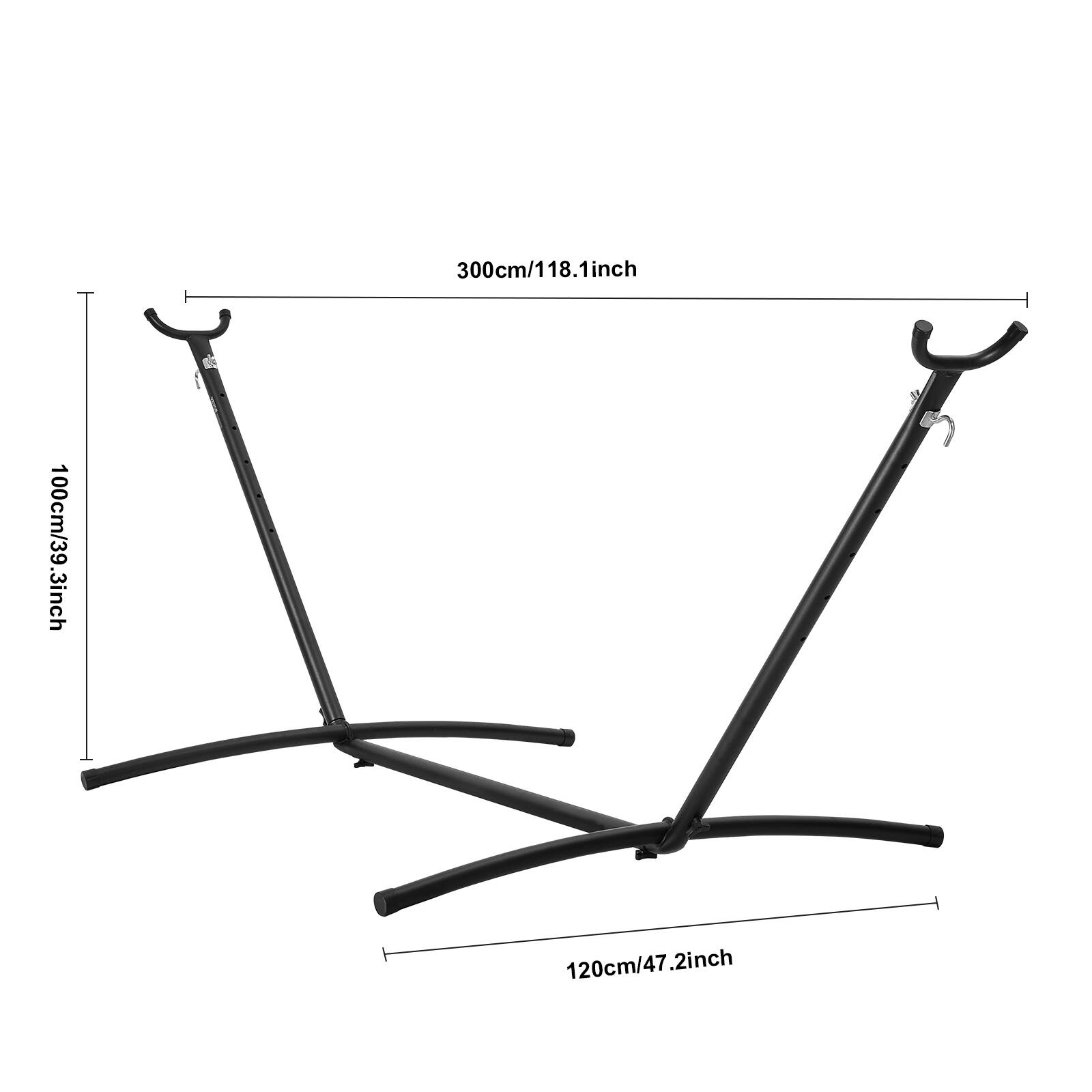 300cm/118.1inch  
100cm/39.3inch  
120cm/47.2inch