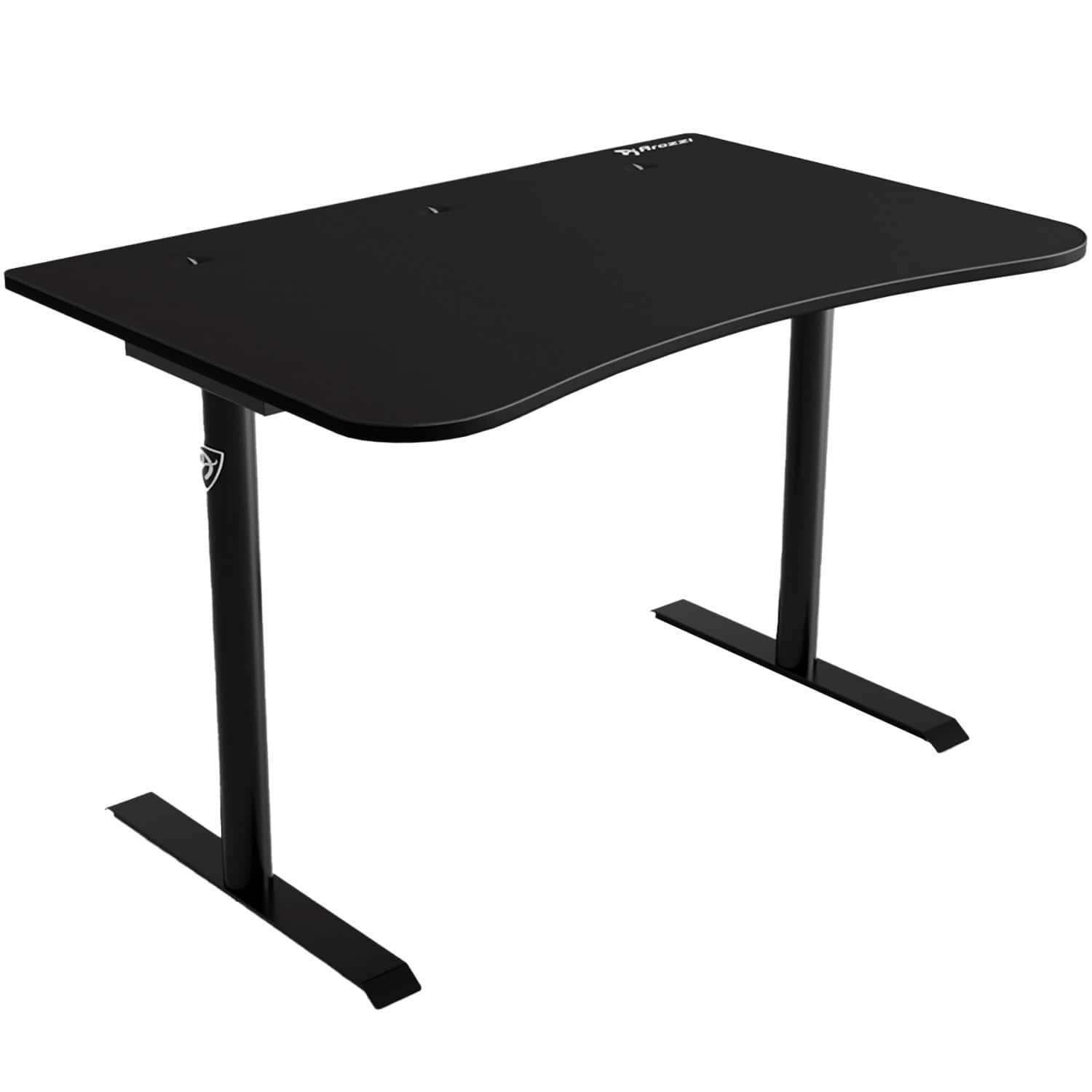 Front. Arozzi - Arena Fratello Gaming Desk - Pure Black.