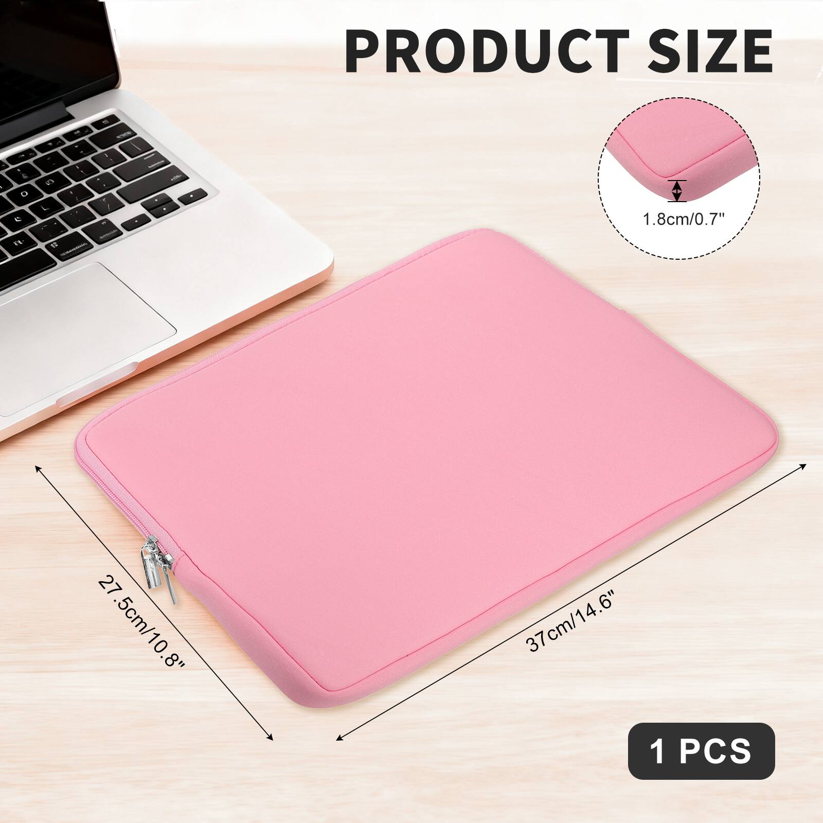 PRODUCT SIZE

1.8cm/0.7"  
27.5cm/10.8"  
37cm/14.6"  

1 PCS