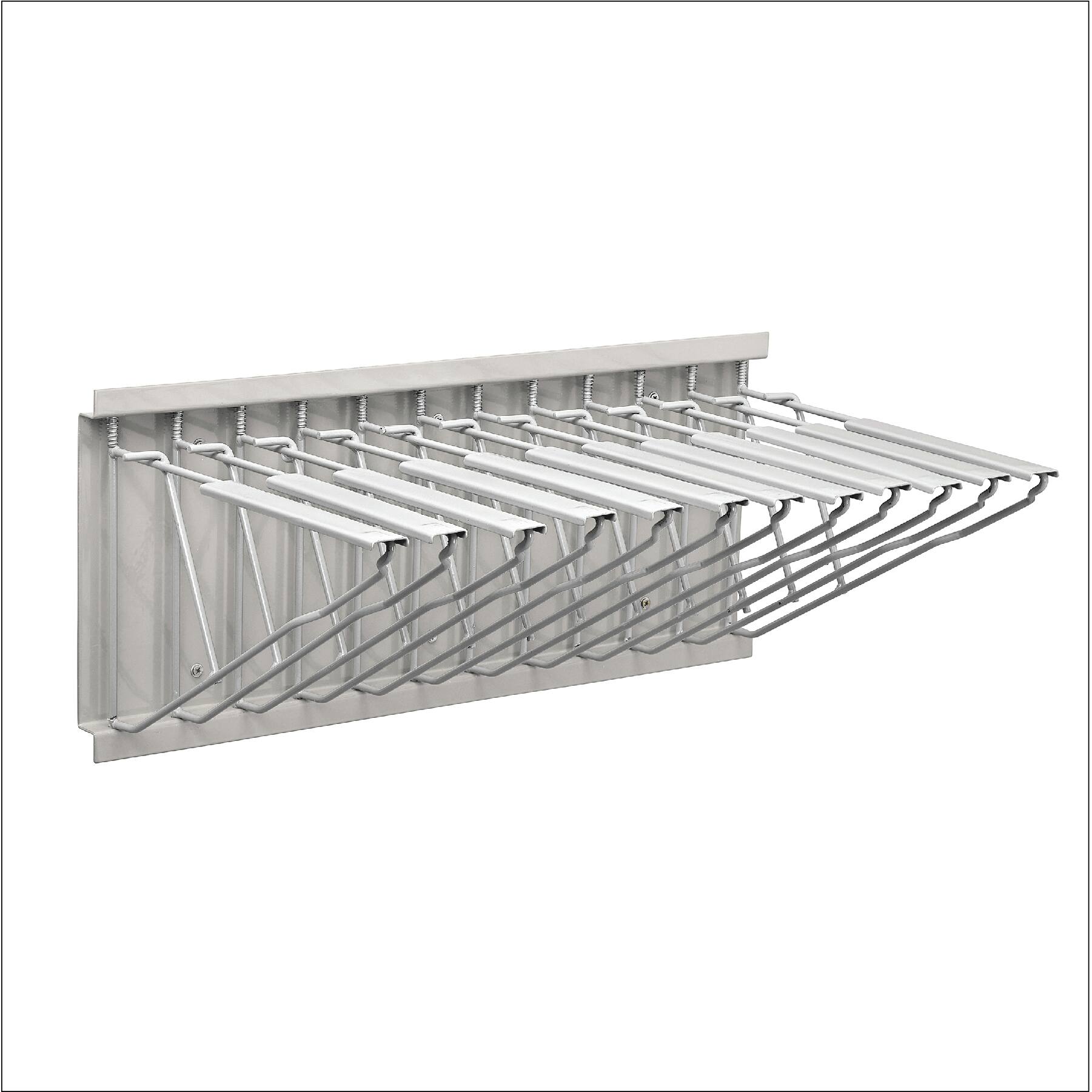 Angle. AdirOffice - Steel Blueprint Storage Pivot Wall Rack Office File Rack - Gray.
