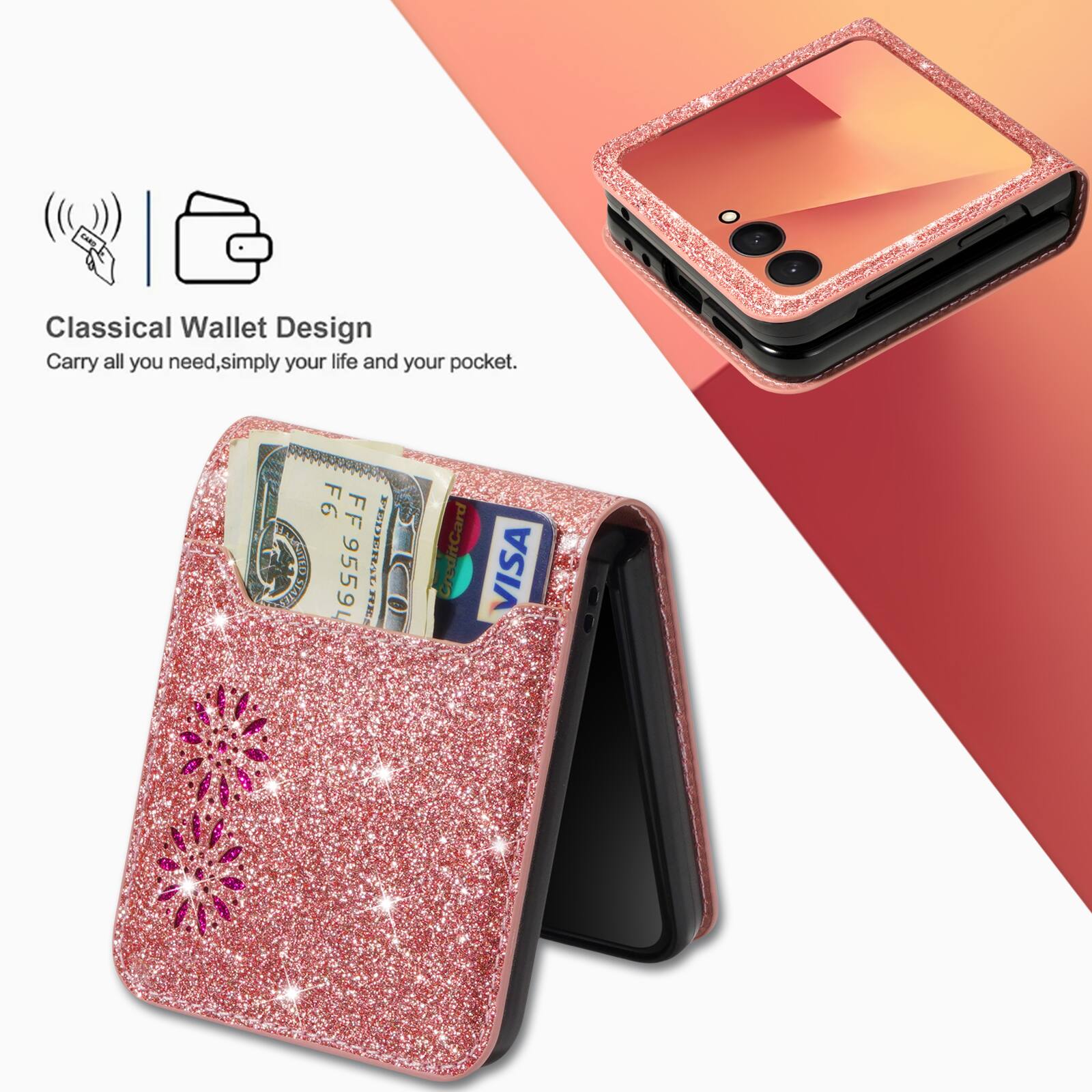 Classical Wallet Design  
Carry all you need, simply your life and your pocket.  

F6 FF 9559  
CSA STAG HKC  
CreditCard VISA