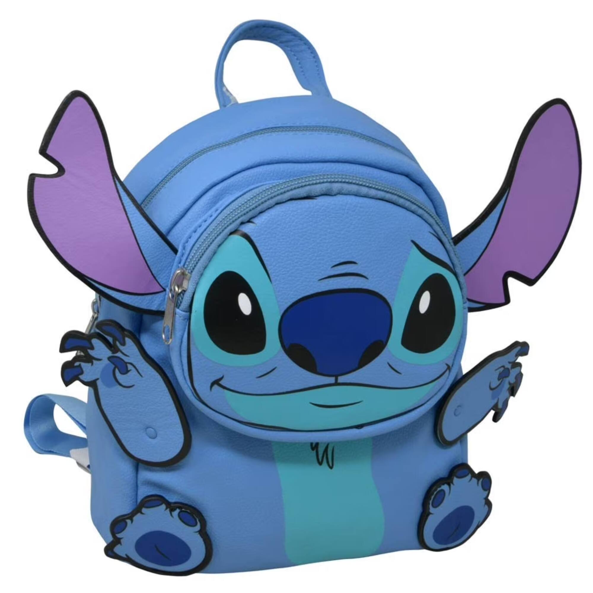 Photos - Backpack Disney Stitch 3D 10 Inches Mini Deluxe with 1 Front pocket - Multicolored STUD