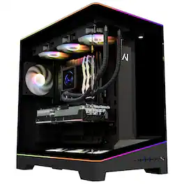 Andromeda Insights - Ultra 50 V4 Gaming PC, GeForce RTX 5080 16GB, Ryzen 7 9800X3D, 32GB DDR5, 2TB SSD - Black
