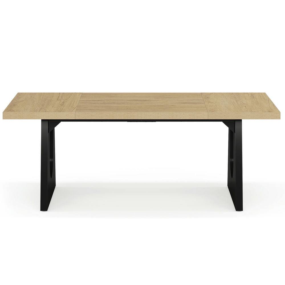 Kadyn - Study Writing Desk, Computer Desk,70" Executive Desk, Modern Computer Office Desk Workstation - Oak - Thumbnail 5