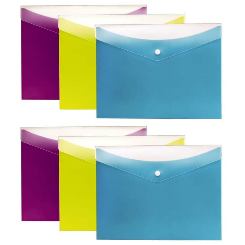 Pendaflex - Dual Pocket Snap Poly Envelope, Letter Size, 3 Per Pack, 2 Packs price history on PriceWatchPro