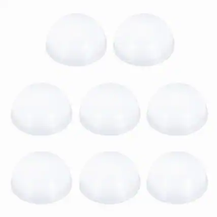 Front. Unique Bargains - Rubber Speaker Isolation Feet, 0.71"x0.39" Anti-Vibration Pad with Adhesive for Turntable Subwoofer 8pcs - Transparent.