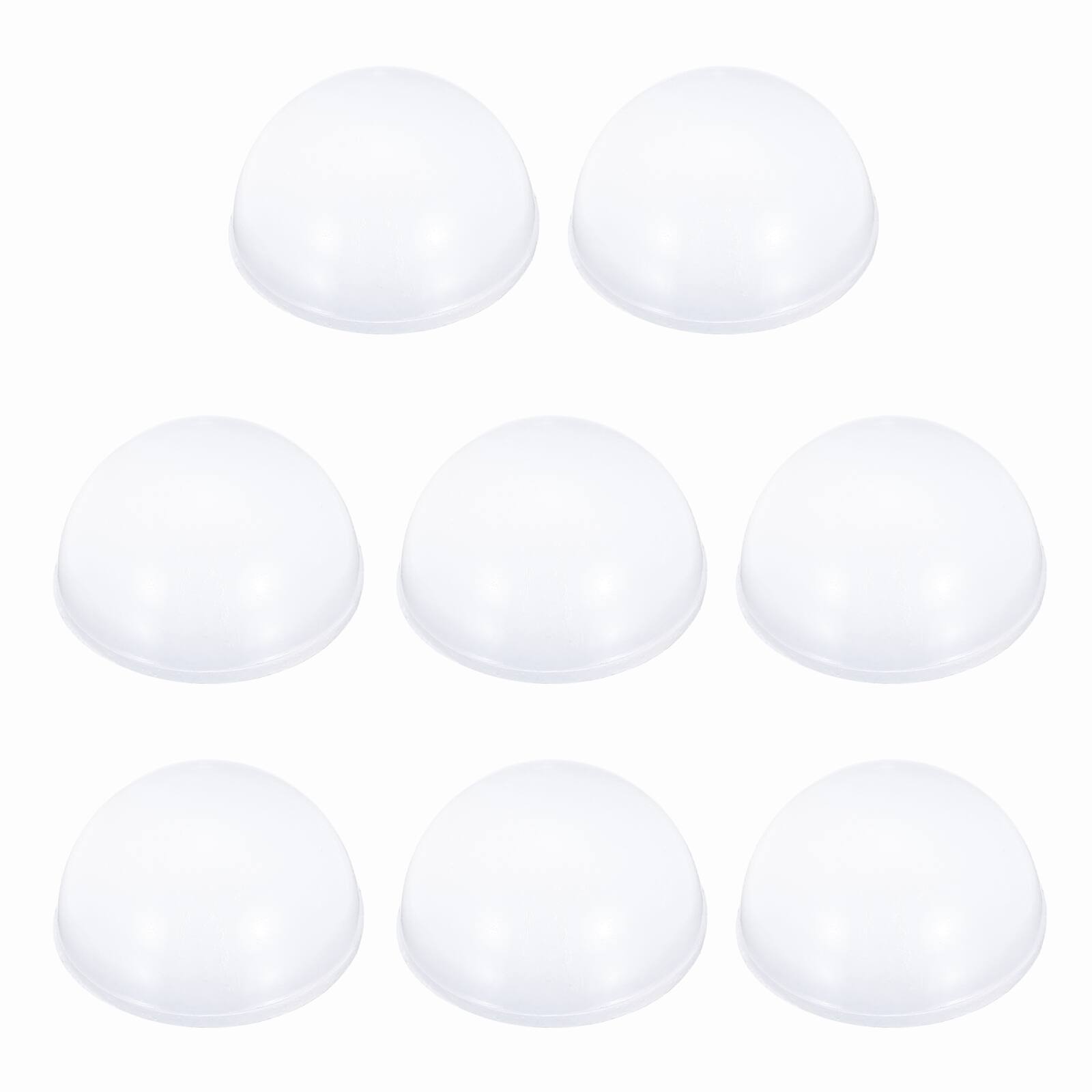 Front. Unique Bargains - Rubber Speaker Isolation Feet, 0.71"x0.39" Anti-Vibration Pad with Adhesive for Turntable Subwoofer 8pcs - Transparent.