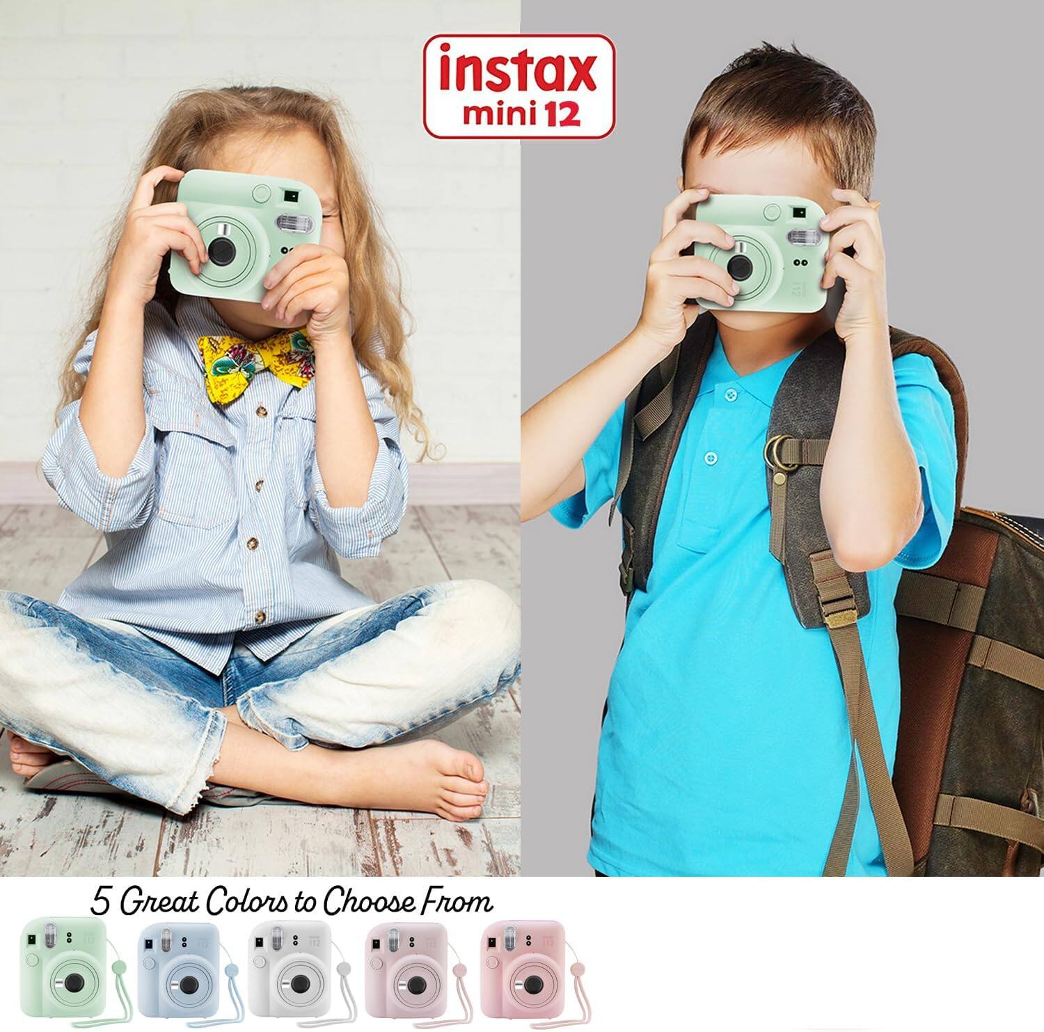 instax mini 12

5 Great Colors to Choose From