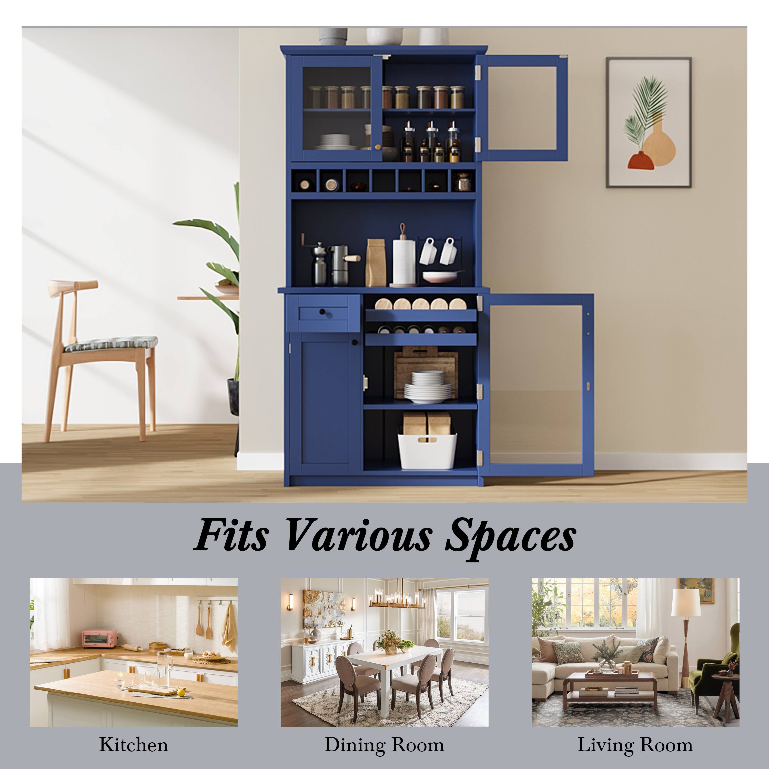 Fits Various Spaces

Kitchen  
Dining Room  
Living Room