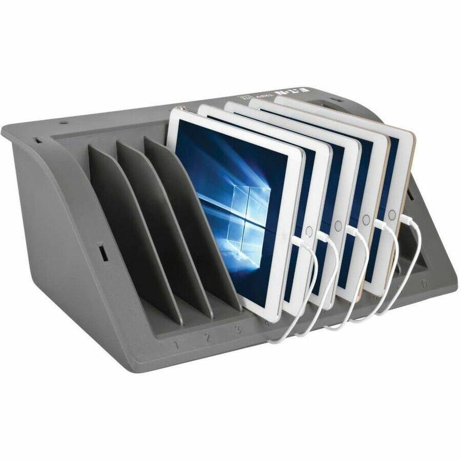 Alt View 8. Tripp Lite - Eaton Tripp Lite Series 10-Device Desktop USB Charging Station for Tablets, iPads and E-Readers - Wired - Notebook.