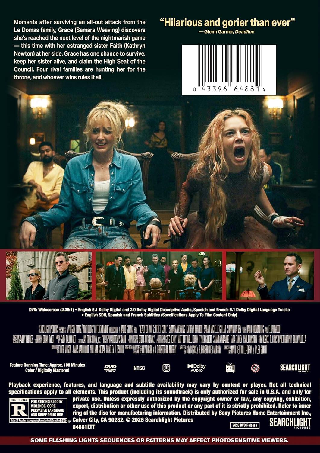 Alt View 1. Ready or Not 2: Here I Come   - DVD.