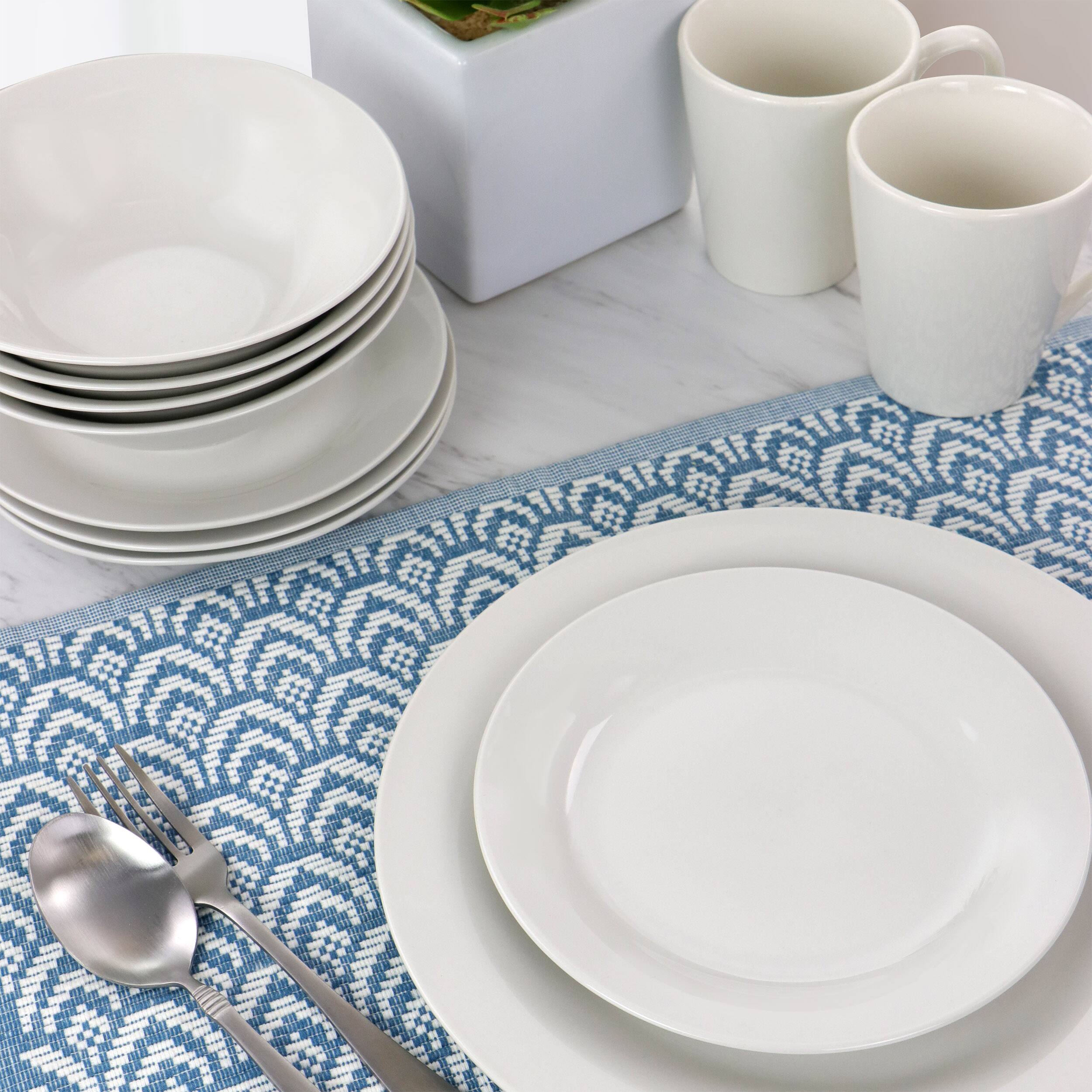 Alt View 8. Gibson - Gibson Home 16 Piece Bedford Lane Fine Ceramic Dinnerware Set in Off White - Off-White.