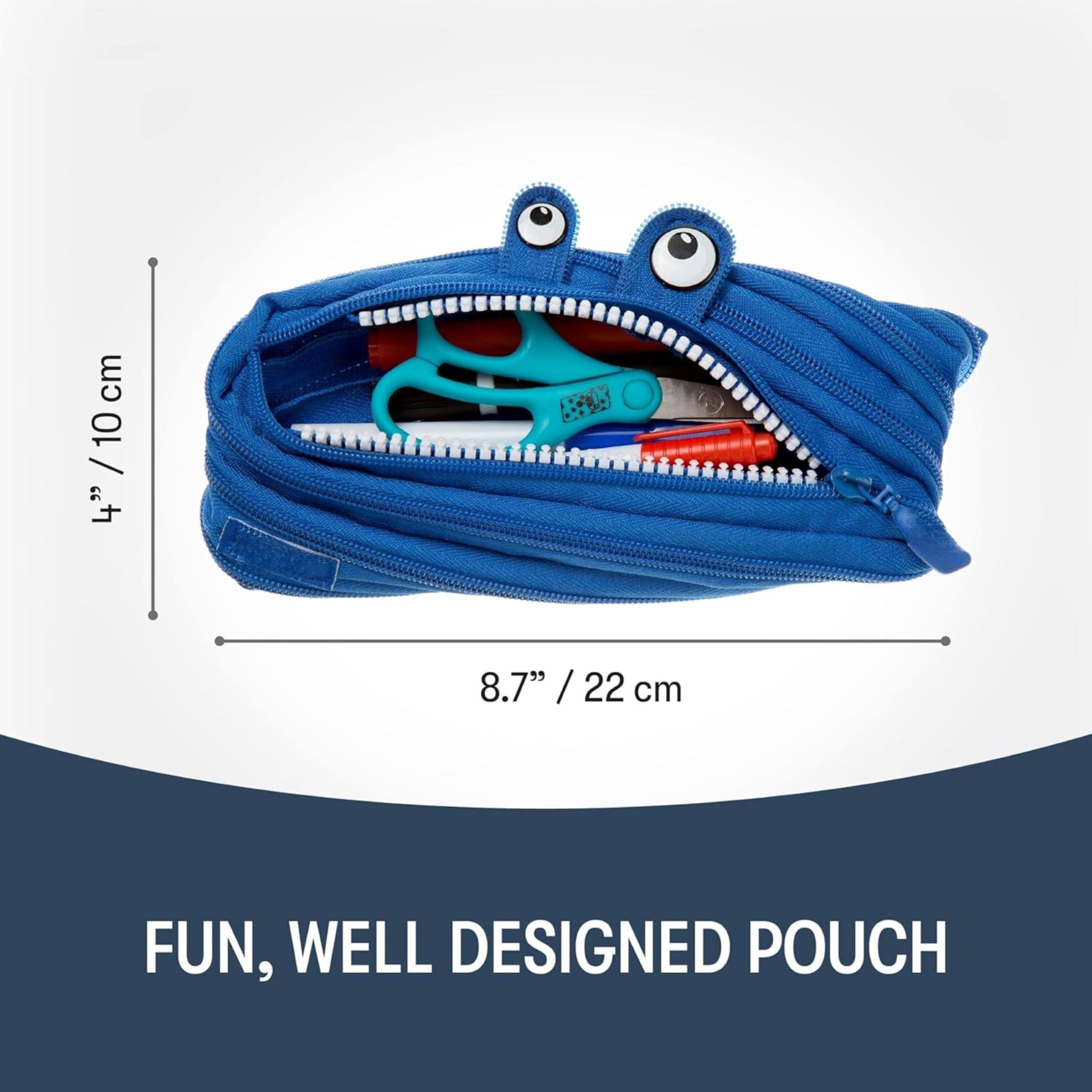 FUN, WELL DESIGNED POUCH

4" / 10 cm

8.7" / 22 cm