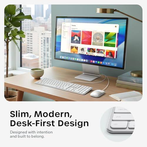 Slim, Modern, Desk-First Design  
Designed with intention and built to belong.