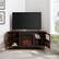 Alt View 16. Walker Edison - Contemporary Corner Fireplace TV Stand for Most TVs up to 65” - Dark Walnut/Black.