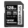 128 GB 255 MB/s R 180 MB/s W V30 3 S I PROFESSIONAL Lexar SILVER PLUS