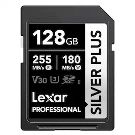 Lexar - Professional SILVER PLUS SDXC, V30 128 GB