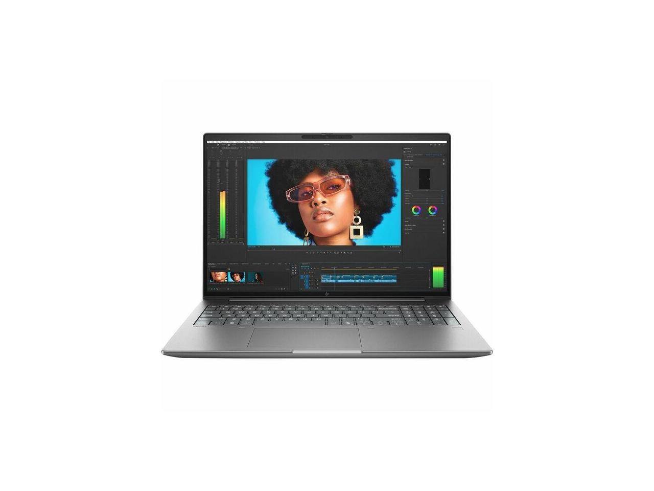 Front. HP - HP ZBook X G2i 16" Touch Copilot+ PC, Core Ultra 7 356H, 32GB, 512GB SSD, WUXGA, Silver.