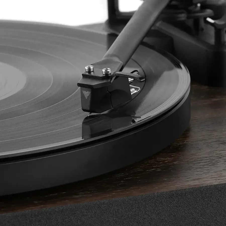 Alt View 18. Victrola - Premiere T1 Turntable System - Espresso.