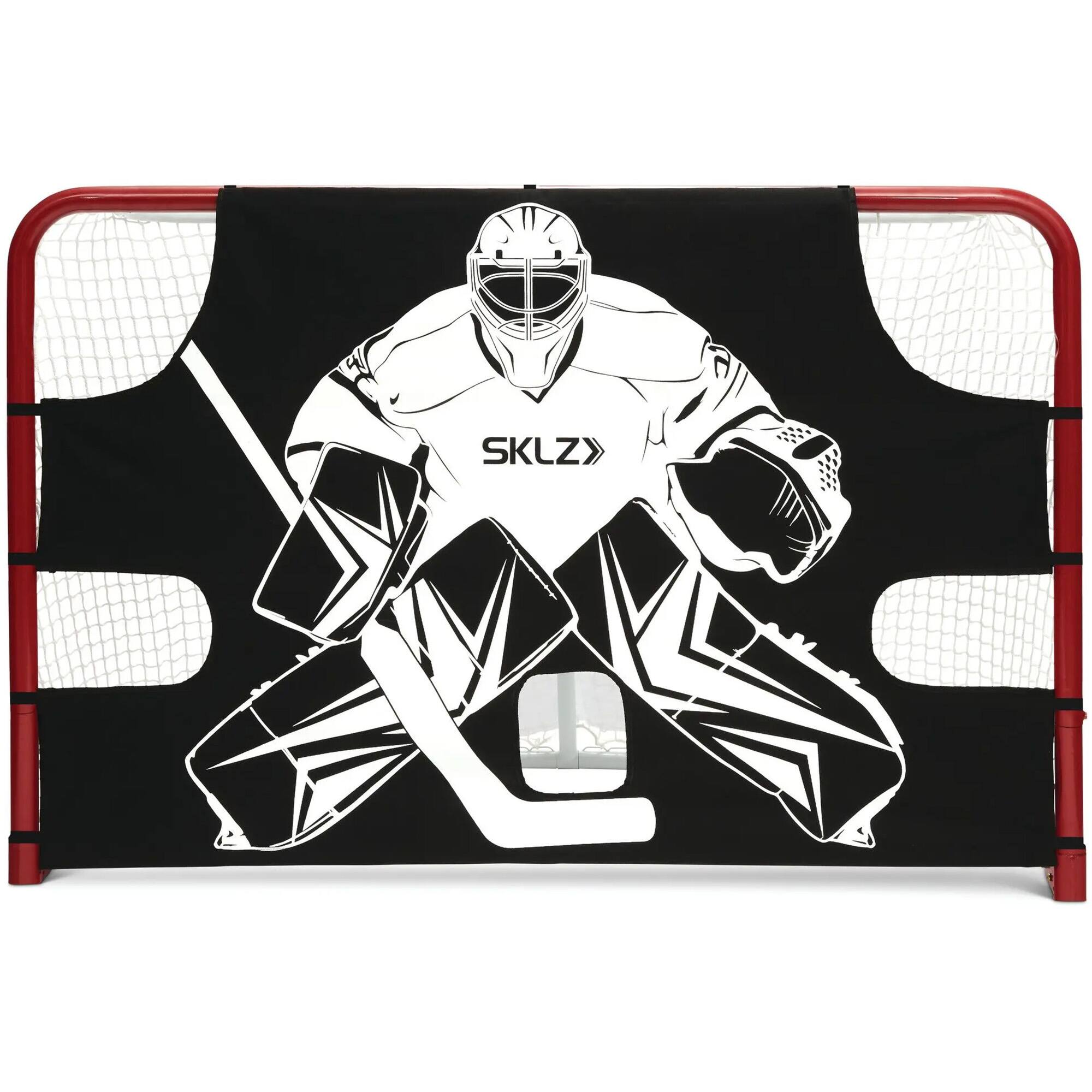 Front. SKLZ - SKLZ Ice Hockey Shooting Trainer - Black/White.