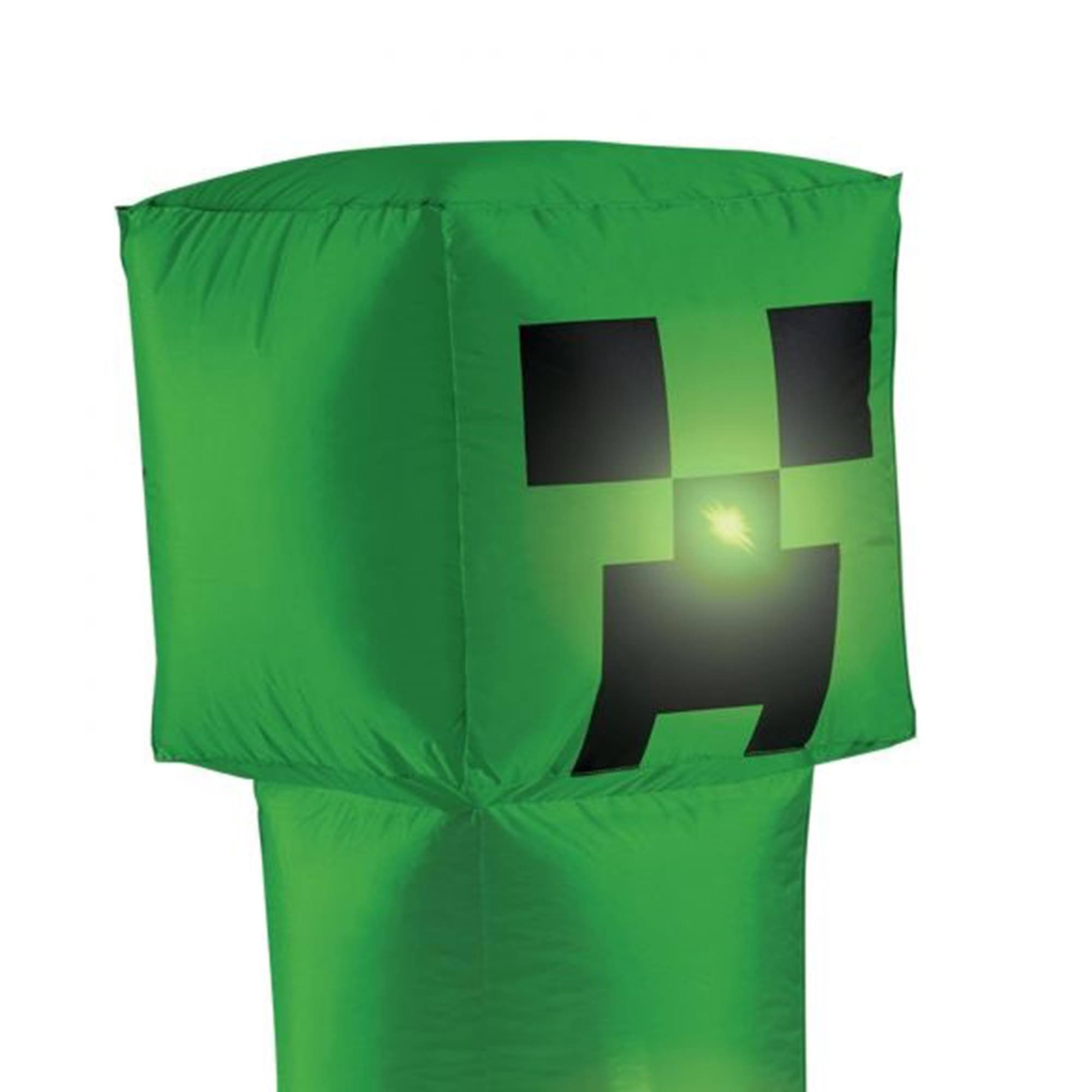 Alt View 1. Disguise - Minecraft Creeper 4-Foot Inflatable Home Decor - Green.