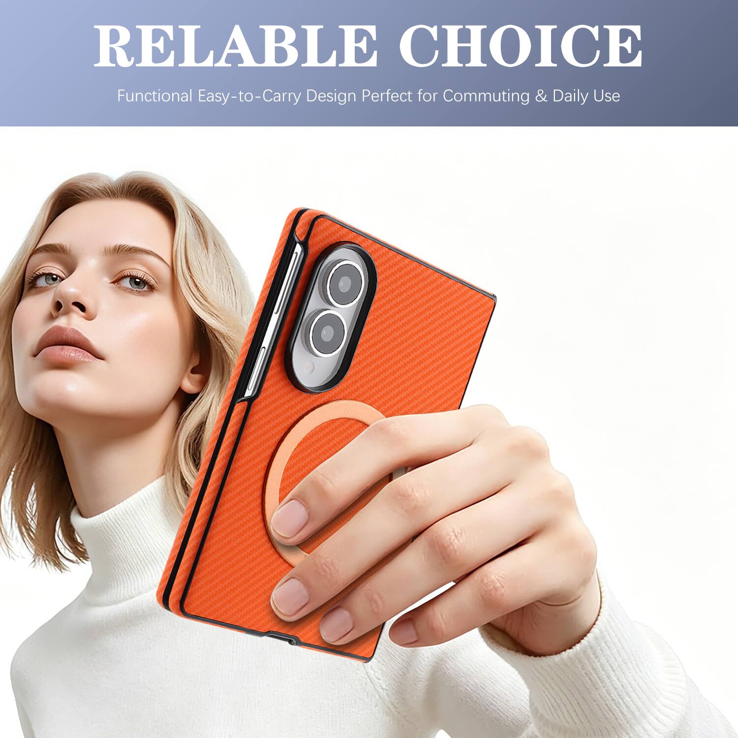 RELIABLE CHOICE  
Functional Easy-to-Carry Design Perfect for Commuting & Daily Use