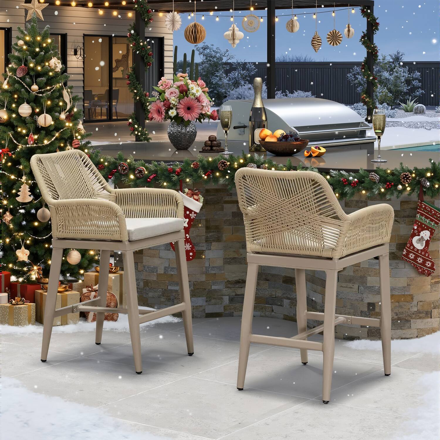 Champagne-Counter Stool