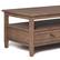 Left. Simpli Home - Warm Shaker Rectangular Rustic Wood 2-Drawer Coffee Table - Rustic Natural Aged Brown.