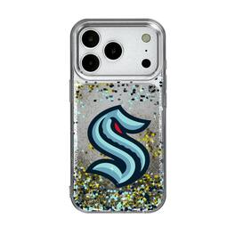 Keyscaper - NHL - Seattle Kraken iPhone Confetti Glitter Case - 14 - Multicolor
