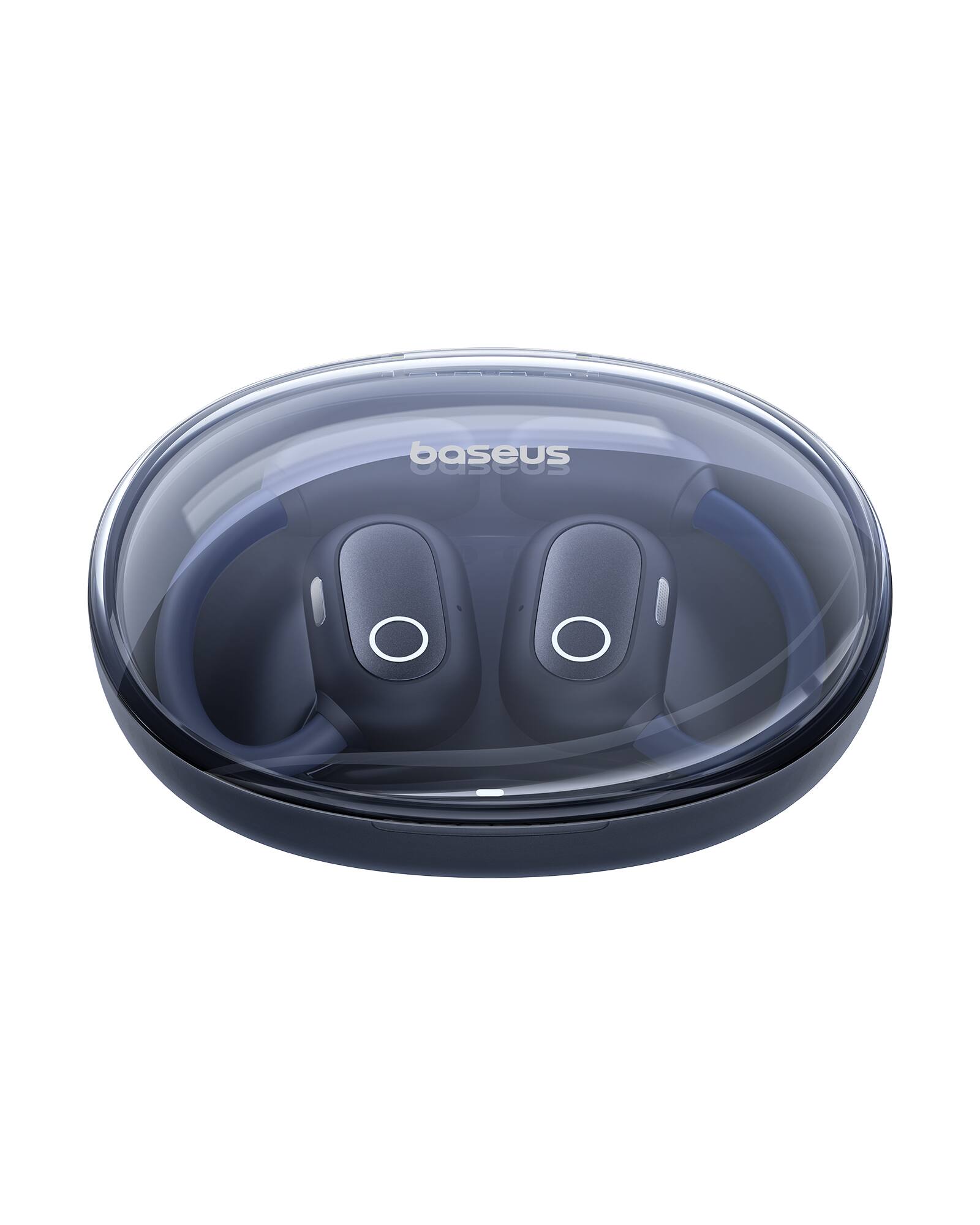 Alt View 6. Baseus - Baseus Open Ear Headphones True Wireless Earbuds Bluetooth 5.3 Sport Earphones, Black - Black.