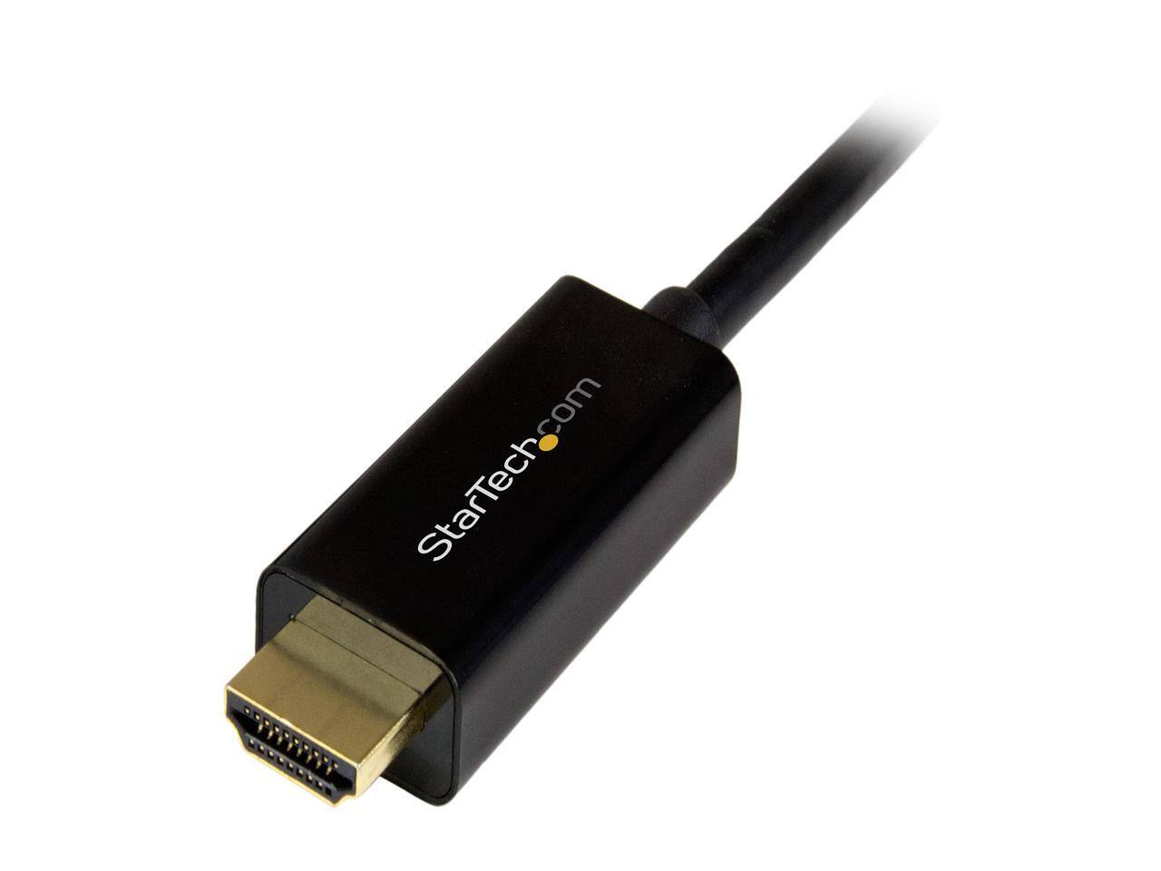 Alt View 3. StarTech.com - StarTech.com 16ft DisplayPort to HDMI Cable, 4K, Male to Male, Black.