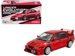Mitsubishi Lancer Evolution VI RHD "Tommi Makinen Ed" Red Chrome "Hobby Expo China 2026" 1/64 Diecast Car by Works Model
