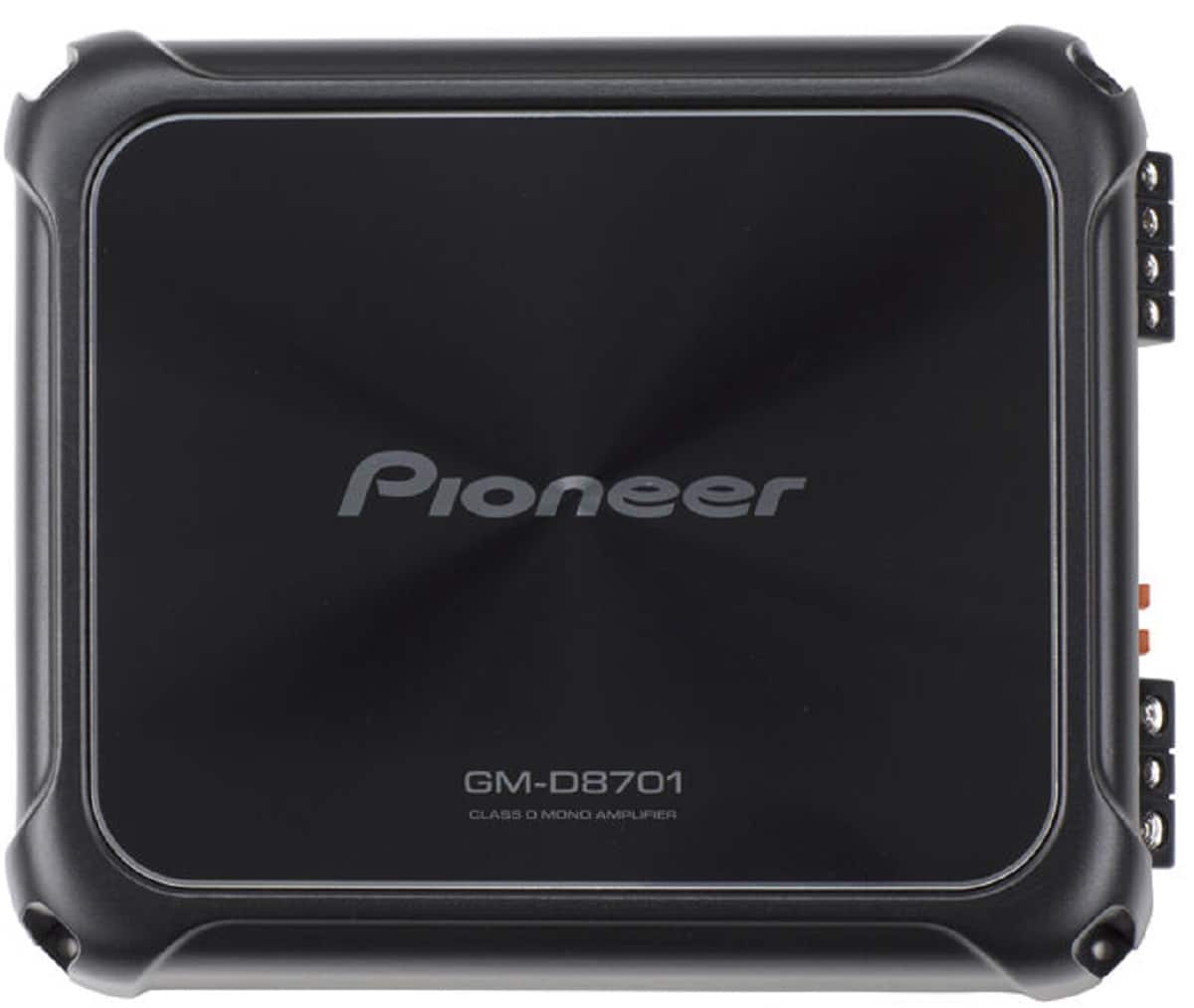Front. Pioneer - GM-Series 1600 W Max Power 1-Ch. Class-D Mono Amplifier - Black.