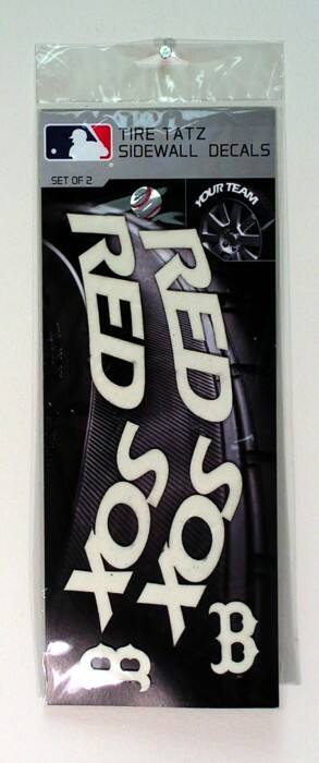 TIRE TATZ  
SIDEWALL DECALS  
SET OF 2  
YOUR TEAM  
RED SOX  
B