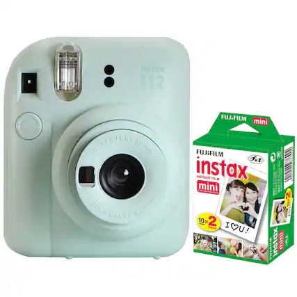 instax mini 12
instax LENS 60mm
FOCUS RANGE 0.3m~
FUJIFILM instax mini
INSTANT FILM
10x2 PACKS
I ❤️ U!