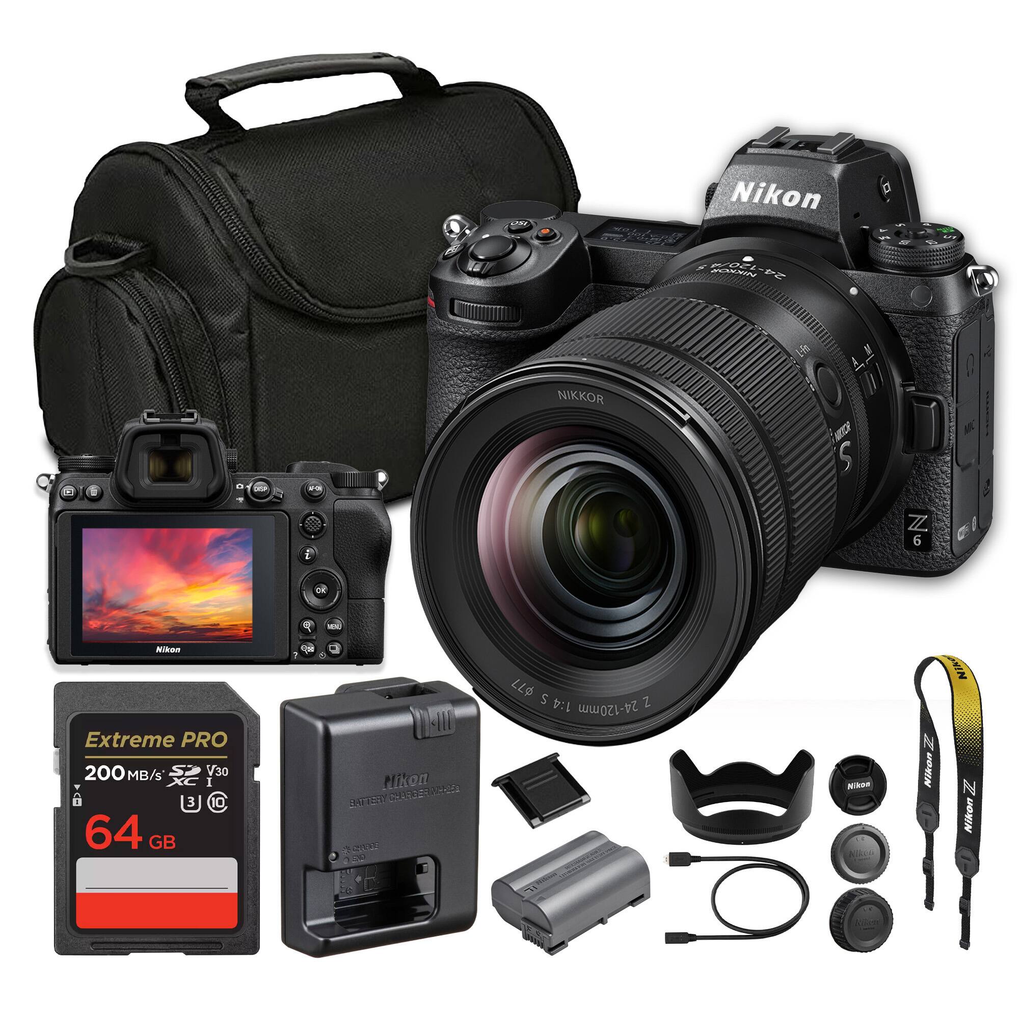 Nikon  
NIKKOR SA-JUOTS  
44-7  

0  
=>  
DO  
NIKKOR  
NISTER 5  
2  
Z 6  
Nikon Extreme PRO 200 MB/s V30 I 3 10 64 GB  
100 Nikon BATTERY CHARGER GRASS est  
LL S 1:4 24-120mm Z PARKER IL  
Nikon Kikea  
N Nikon  
Nike N Nikon