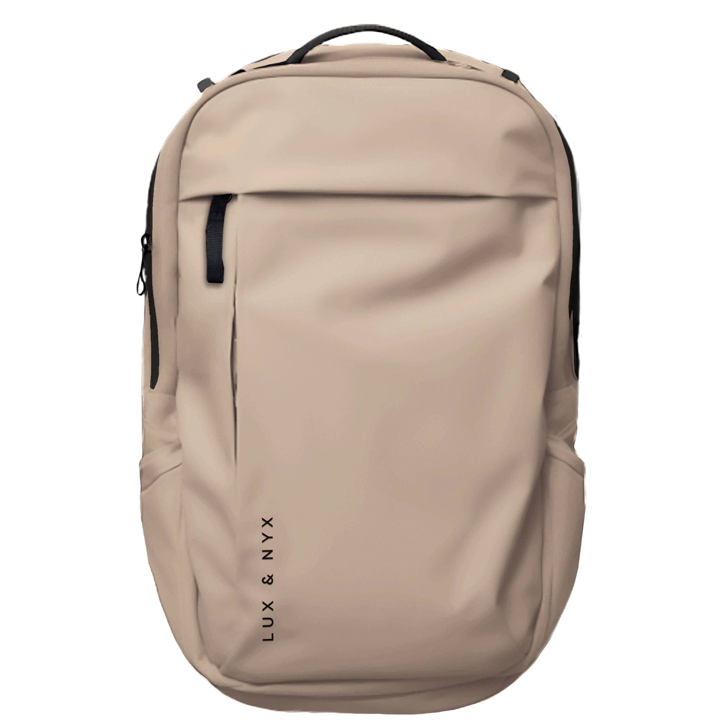 Lux & Nyx - Purpose Multi-compartment 16" Laptop Backpack - Light Beige