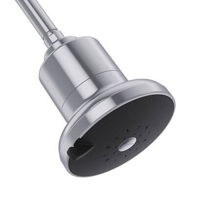 Front. AquaTru - AquaTru Shower Filter Removes Impurities from Hard Water for Healthy Skin, Scalp & Hair (Polished Chrome) - Silver.