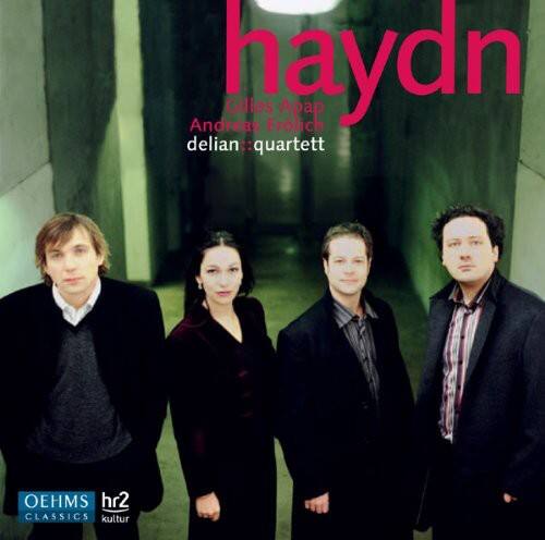 Andreas Fröhlich  
Gáspár András  
delian quartett  

haydn  

OEHMS CLASSICS  
hr2 KULTUR