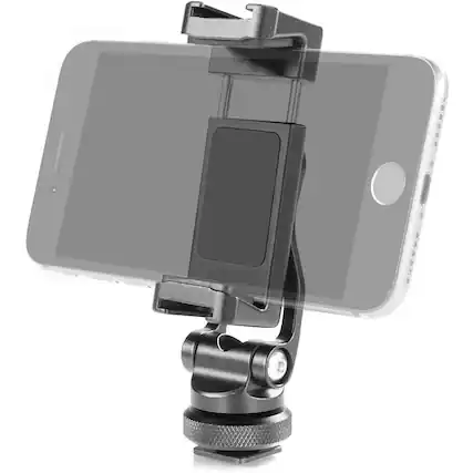 Front. Shape - Shape Friction Swivel and Tilt Smartphone Aluminum Clamp.
