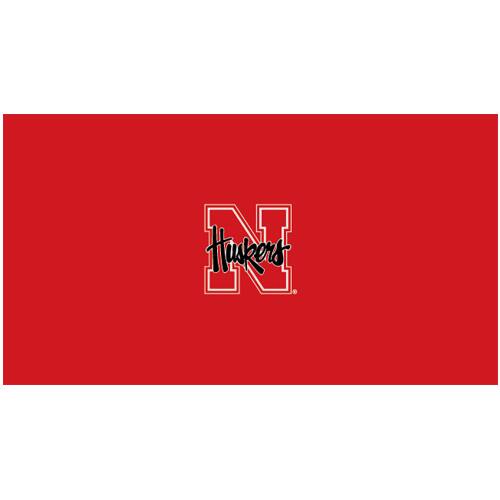 Alt View 1. Imperial - Nebraska Huskers 8' Billiard Cloth - Multicolor.