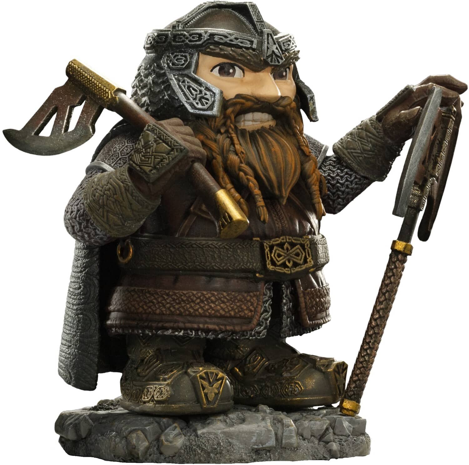 Iron Studios - The Lord of the Rings - MiniCo - Gimli Figure - COLLECTIBLES - Multicolor