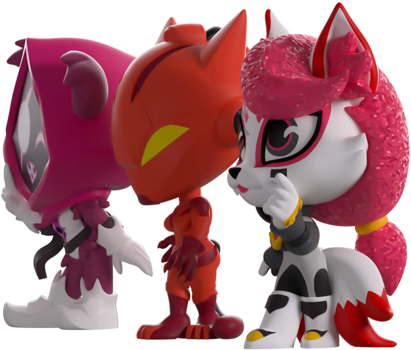 Youtooz Fortnite Minitooz 3 Pack: Raven Team Leader, Lynx, Kimiko