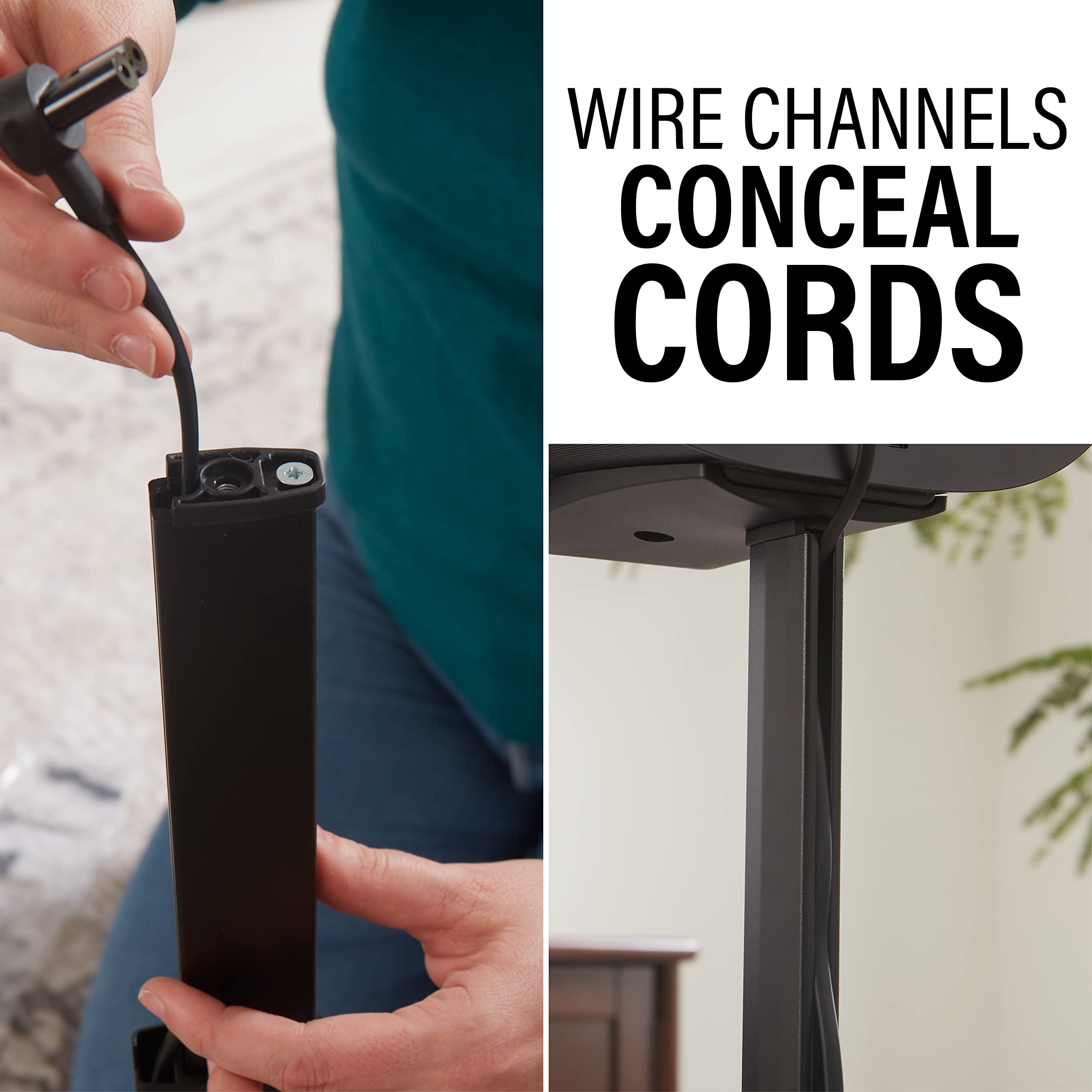 WIRE CHANNELS CONCEAL CORDS
